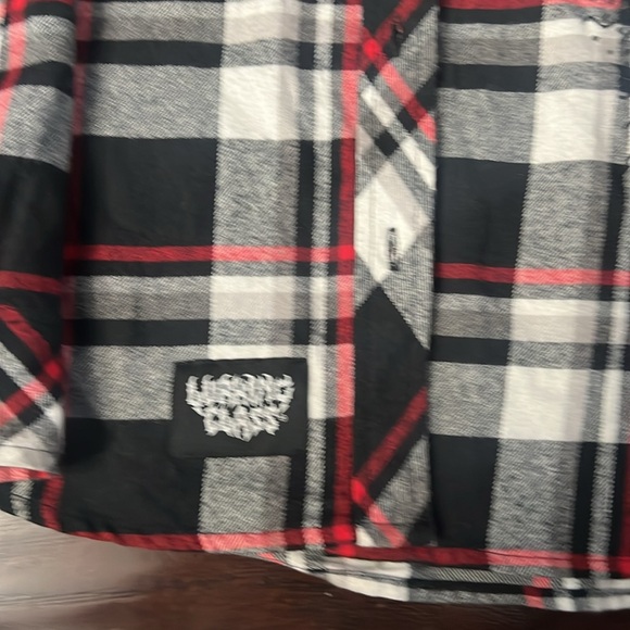 Lurking class, black, red, and white flannel - Picture 4 of 5